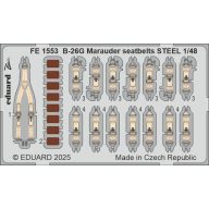 Eduard B-26F Marauder seatbelts STEEL ICM 1:48 (FE1553)