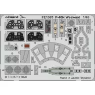   Eduard Accessory P-40N Weekend for Eduard Accessory 1:48 (FE1583)