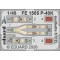 Eduard Accessory P-40K seatbelts STEEL for Eduard 1:48 (FE1585)