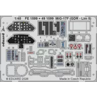   Eduard Accessory MiG-17F (GDR - Lim 5) for Kinetic 1:48 (FE1599)
