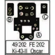 Eduard Accessory Ki -43 II Oscar 1:48 (FE202)
