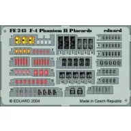 Eduard Accessory F-4 Phantom II Placards 1:48 (FE243)
