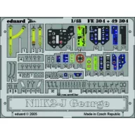   Eduard Accessory N1K2-J George für Hasegawa Bausatz 1:48 (FE304)