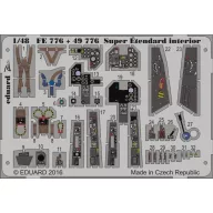   Eduard Accessory Super Etendard interior for Kinetic 1:48 (FE776)