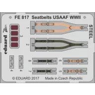 Eduard Accessory Seatbelts USAAF WWII STEEL 1:48 (FE817)