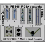 Eduard Accessory F-35A seatbelts STEEL for Meng 1:48 (FE865)