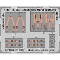   Eduard Accessory Beaufighter Mk.VI seatbelts STEEL f.Tami 1:48 (FE869)