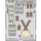 Eduard Accessory He 111H-3 seatbelts STEEL for ICM 1:48 (FE887)