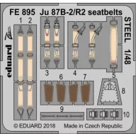   Eduard Accessory Ju 87B-2/R2 seatbelts STEEL for Airfix 1:48 (FE895)