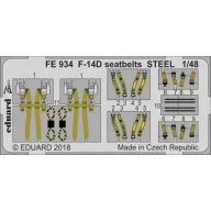   Eduard Accessory F-14D seatbelts STEEL for Tamiya 1:48 (FE934)