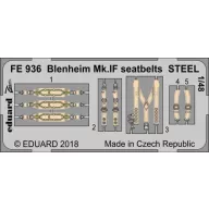   Eduard Accessory Blenheim Mk.IF seatbelts STEEL for Airfi 1:48 (FE936)