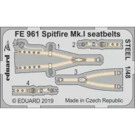   Eduard Accessory Spitfire Mk.I seatbelts STEEL f. Tamiya 1:48 (FE961)