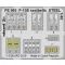 Eduard Accessory F-15E seatbelts STEEL f.Great Wall Hobby 1:48 (FE965)
