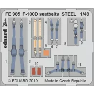   Eduard Accessory F-100D seatbelts STELL for Trumpeter 1:48 (FE985)