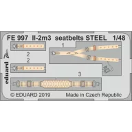  Eduard Accessory II-2m3 seatbelts STEEL for Tamiya 1:48 (FE997)