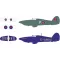 Eduard Accessory Sea Hurricane Mk.IIc marking & national insignia for Revell 1:32 (JX343)