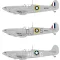 Eduard Accessory Spitfire Mk.Vb early code letters (for 32006 kit) for Kotare 1:32 (JX350)