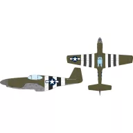   Eduard Accessory P-51B US national insignia & D-Day stripes for Eduard 1:32 (JX354)