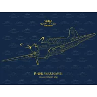 Eduard Plastic Kit P-40K Warhawk DUAL COMBO 1:48 (R0024)