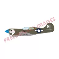 Eduard Plastic Kit P-40K Warhawk DUAL COMBO 1:48 (R0024)