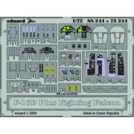   Eduard Accessory F-16B Plus Fighting Falcon SS244 1:72 (SS244)