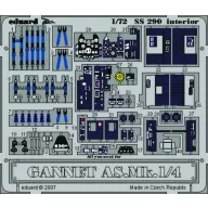   Eduard Accessory Gannet AS.Mk.1/4 interior Für Trumpeter Bausatz 1:72 (SS290)