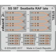 Eduard Accessory Seatbelts RAF late STEEL 1:72 (SS587)