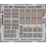 Eduard Accessory Seatbelts France WWII STEEL 1:72 (SS599)