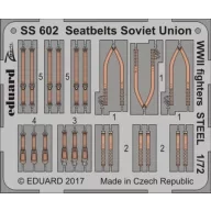  Eduard Accessory Seatbelts Soviet Union WW2 fighters STEE 1:72 (SS602)