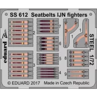 Eduard Accessory Seatbelts IJN fighters STEEL 1:72 (SS612)