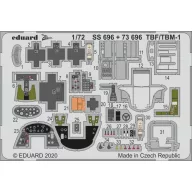 Eduard Accessory TBF/TBM-1 Avenger for Hasegawa 1:72 (SS696)