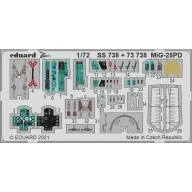 Eduard Accessory MiG-25PD 1/72 for ICM 1:72 (SS738)