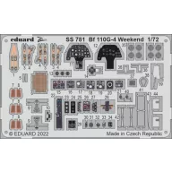 Eduard Accessory Bf 110G-4 Weekend for EDUARD 1:72 (SS781)