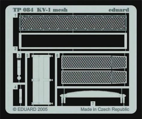 Eduard KV-1 mesh für Trumpeter Bausatz 1:32 (TP084)