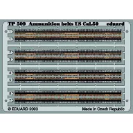   Eduard Accessory Ammunition belts US Cal.50, Coloriert. 1:35 (TP509)