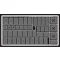 Eduard Accessory F-16 Falcon etch stencil data mask (XL520)