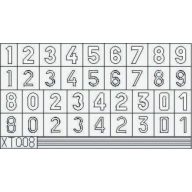 Eduard German Number Medium 1:35 (XT008)