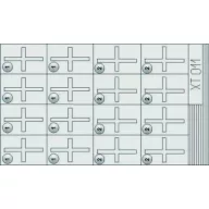 Eduard Accessory Jerry Canister Crosses 1:35 (XT011)