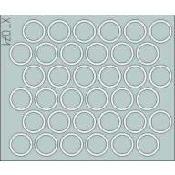 Eduard Accessory Pz.IV H/J wheel mask 1:35 (XT071)