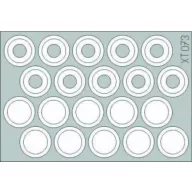 Eduard Accessory M-113 wheel mask 1:35 (XT073)