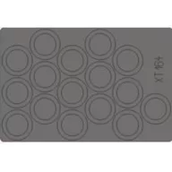 Eduard Accessory M-50A wheels for Academy 1:35 (XT164)