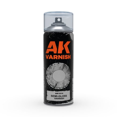 AK Sprays Semi-Gloss varnish (selyemfényű lakk) 400ml AK1014
