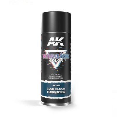 AK Interactive - Cold Blood Turquoise Spray 400 ml (AK1059)