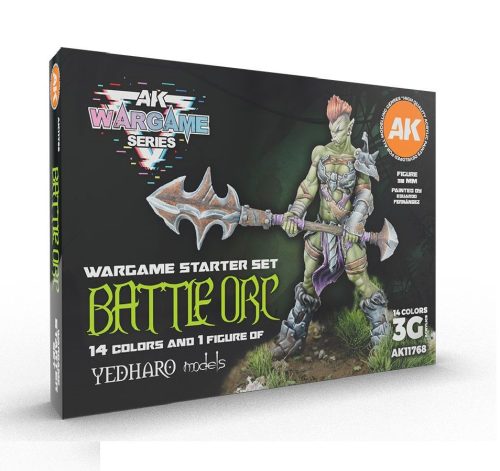 AK Interactive - Wargame Starter Set Battle Orc 14 Colors (AK11768)