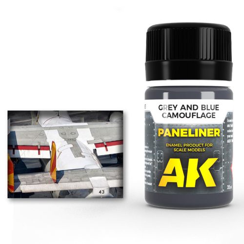 AK Effects Panelvonal kiemelő szürke és kék színű gépekhez AK2072