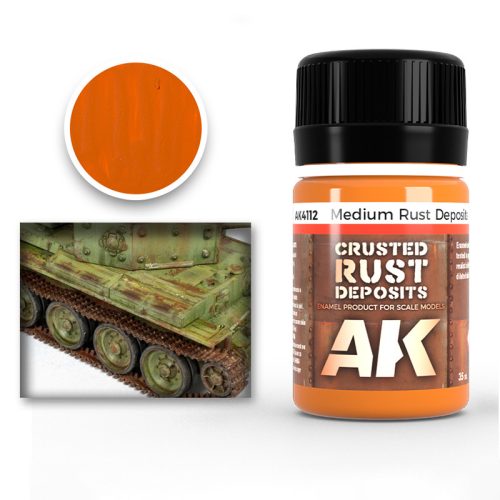AK Effects Medium Rust Deposit (közepes árnyalatú rozsda lerakódások) AK4112