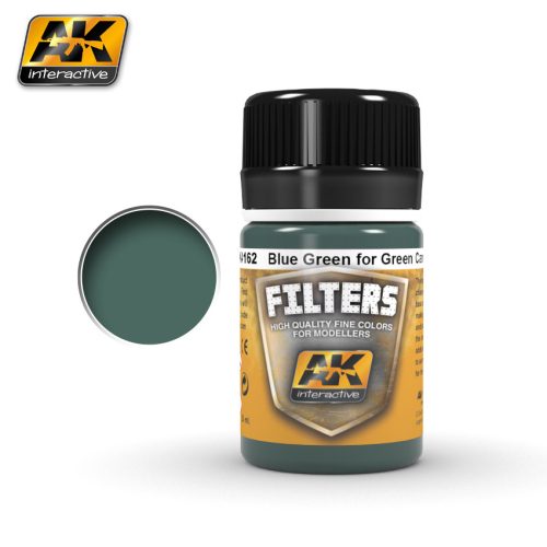 AK Effects Blue filter for green camo (általános filter zöld színű járművekhez) AK4162