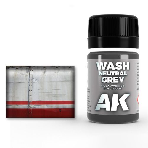 AK Effects AK-Interactive Neutral grey wash (általános szürke átmosó) AK677