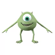 Disney Pixar - Szörny Rt. játékfigura - Mike Wazowski