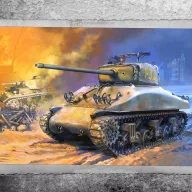   Forces Of Valor 1:72 US Sherman M4A1(76) September 1944 (873016)